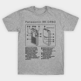 Panasonic RR-DR60 Handheld Digital IC Recorder T-Shirt